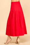 All About It Skirt- Red