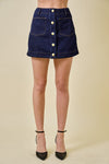 Short & Sweet Skirt- Medium Denim