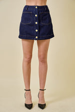 Short & Sweet Skirt- Medium Denim