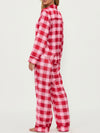 Candy Cane Plaid PJ Set