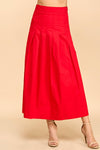 All About It Skirt- Red