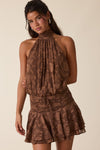 Cocoa Cashmere Dress- Brown