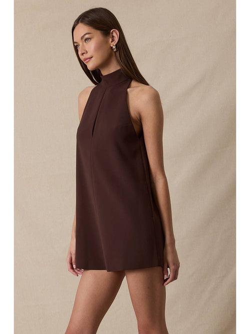 Keep It Simple Dress- Chocolate