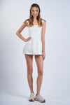 Can't Wait Dress- White