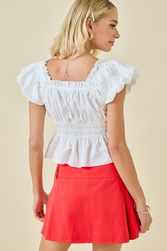 Best Time Of Year Top- Off White