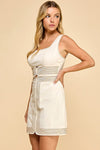 High Maintenance Dress- Cream