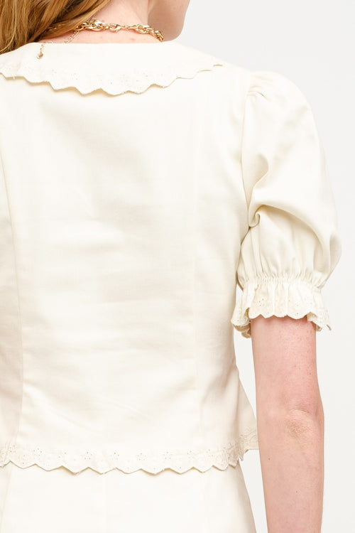 Vanilla Latte Top- Cream