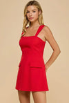 In The City Dress- Red