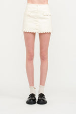 Vanilla Latte Skirt- Cream