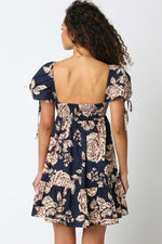 Dress- Midnight Blue Cream