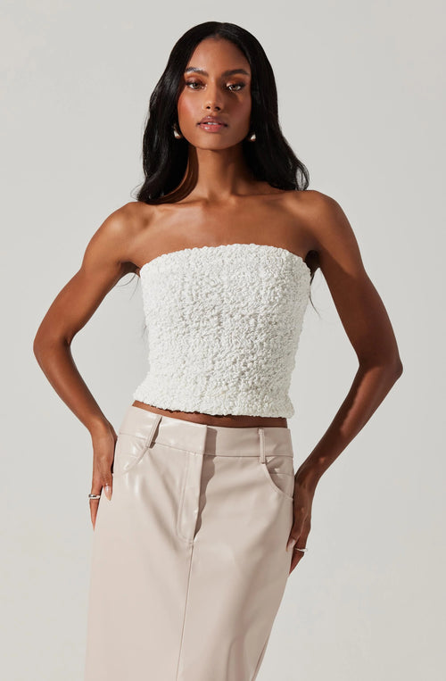 Cinna Tube Top - White