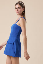 Flirty & Fun Dress- Royal Blue