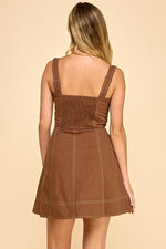 Mulled Cider Dress- Mocha