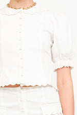 Vanilla Latte Top- Off White