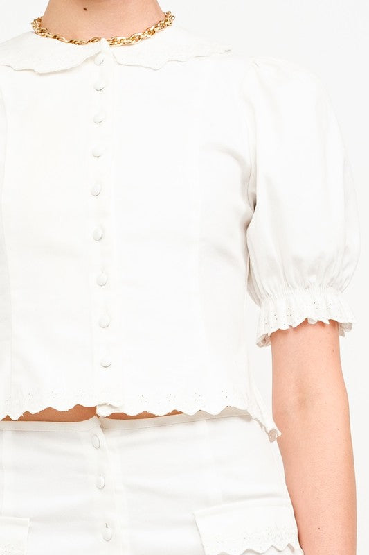Vanilla Latte Top- Off White