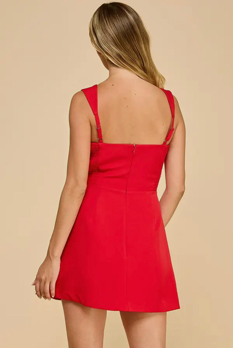 In The City Dress- Red