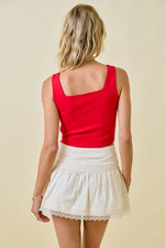 Goes With Everything Top- Red