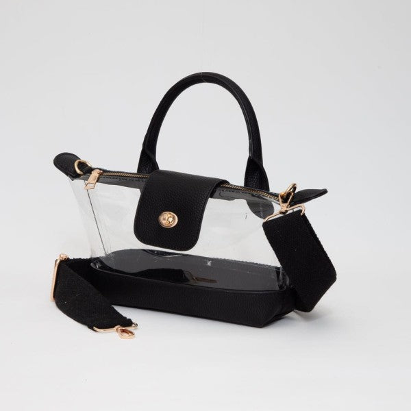 Clear Bag- Black