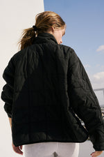 Pippa Packable Puffer Jacket- Black