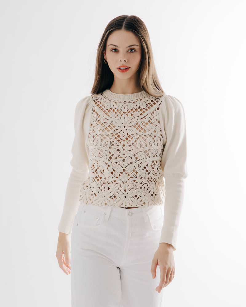 Carleigh Sweater- Cream