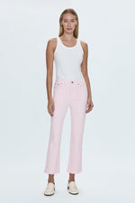 Lennon High Rise Crop Boot- Blush