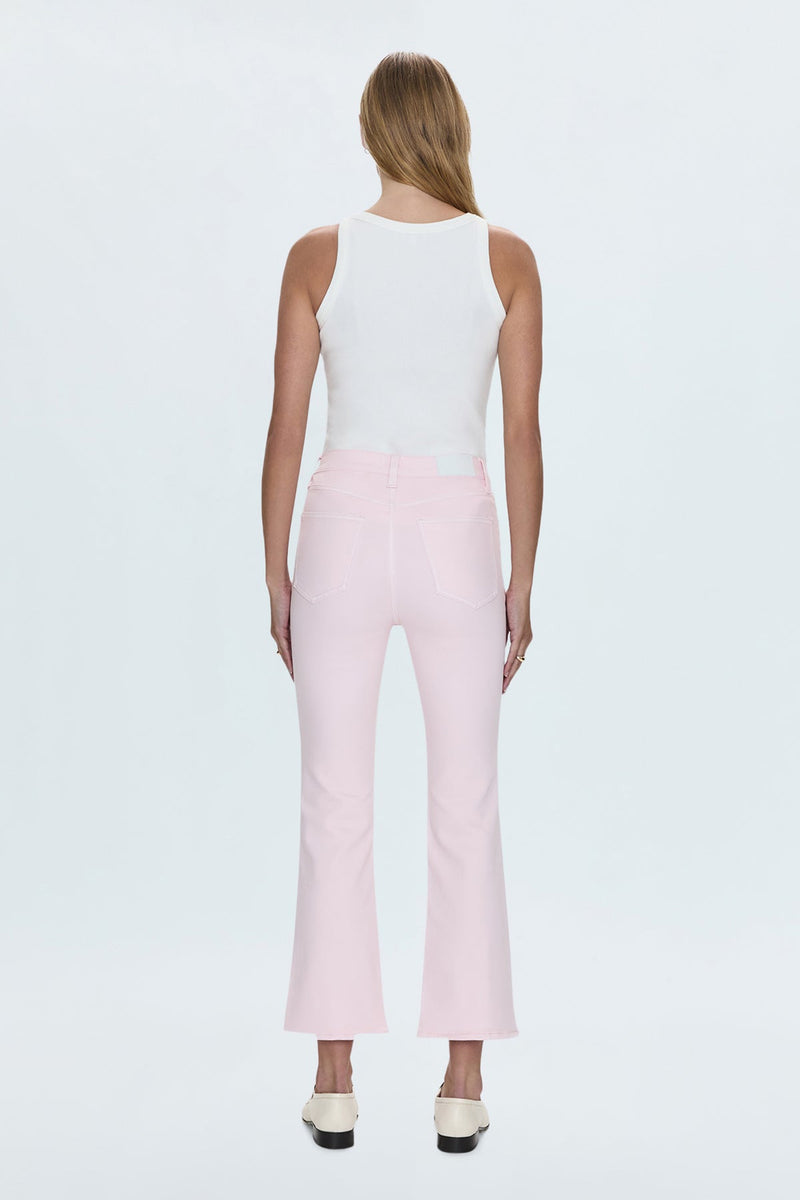 Lennon High Rise Crop Boot- Blush
