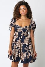 Dress- Midnight Blue Cream