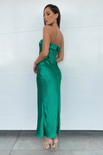 Leila Slip Dress- Emerald