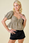 Autumn Calling Top- Washed Denim