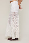 Tempted Maxi Skirt- Ivory