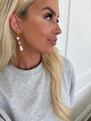 Allie Earrings- Gold Pearl