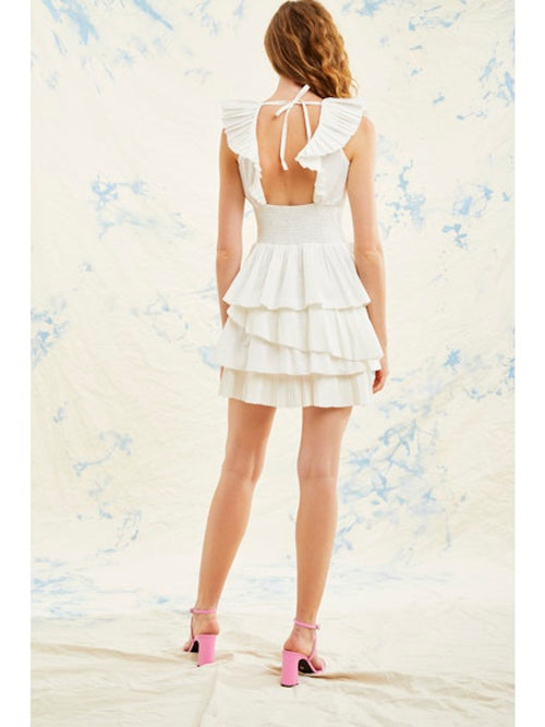 Jolie Mini Dress- White