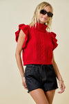 Always Busy Sweater- Red