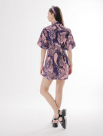 Marta Mini Dress- Rolling Winds Print