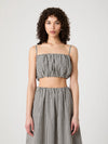 Gingham Top- Black Gingham