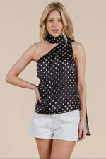 Dottie Top- Black/White