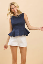 Football Season Top- Navy