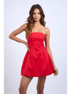 Touchdown Dress- Red