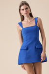 Flirty & Fun Dress- Royal Blue