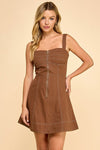 Mulled Cider Dress- Mocha