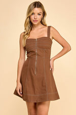 Mulled Cider Dress- Mocha