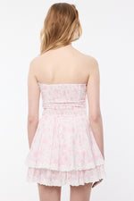 Never Ending Dress- Pastel Pink Floral