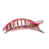 Fuchsia Dream | Large | Flat Round Hair Clip