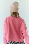 Intercept Pullover- Hibiscus