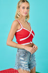 Top- Red/White