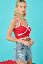 Top- Red/White