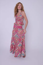 Taylor Top- Jupiter Print Pink