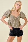 Autumn Calling Top- Washed Denim