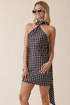 Read Your Mind Dress- Black Polka Dot