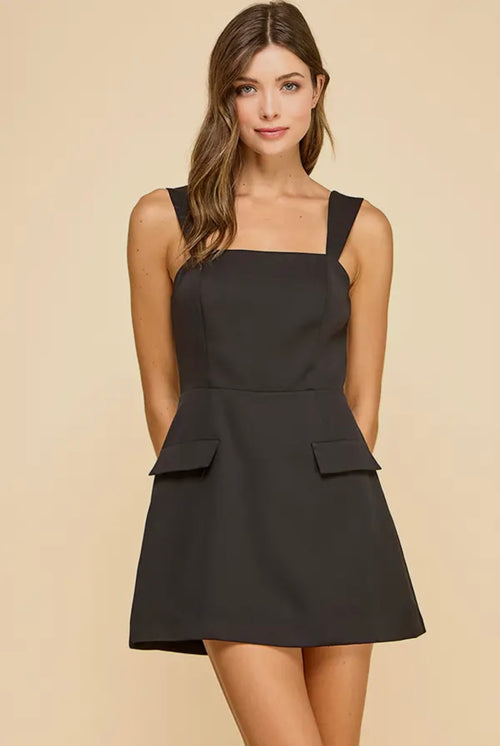In The City Dress- Black